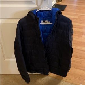Topman black/blue hooded jacket